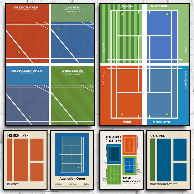 Badminton Quotes - Minimalist Tennis Grand Slam Posters Canvas