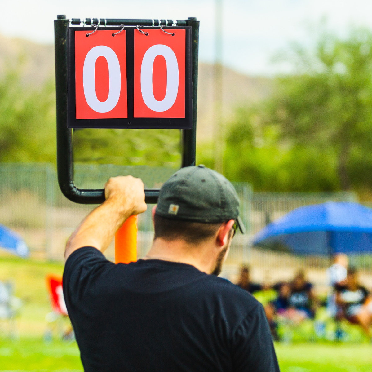 Badminton Score - Manual Score Keeper 2-Digit Scoreboard for
