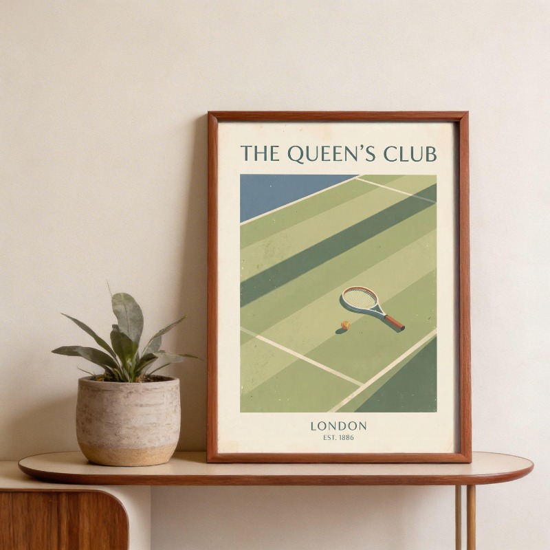 Vintage Tennis Basketball Wall - Badminton Quotes recensie en prijs