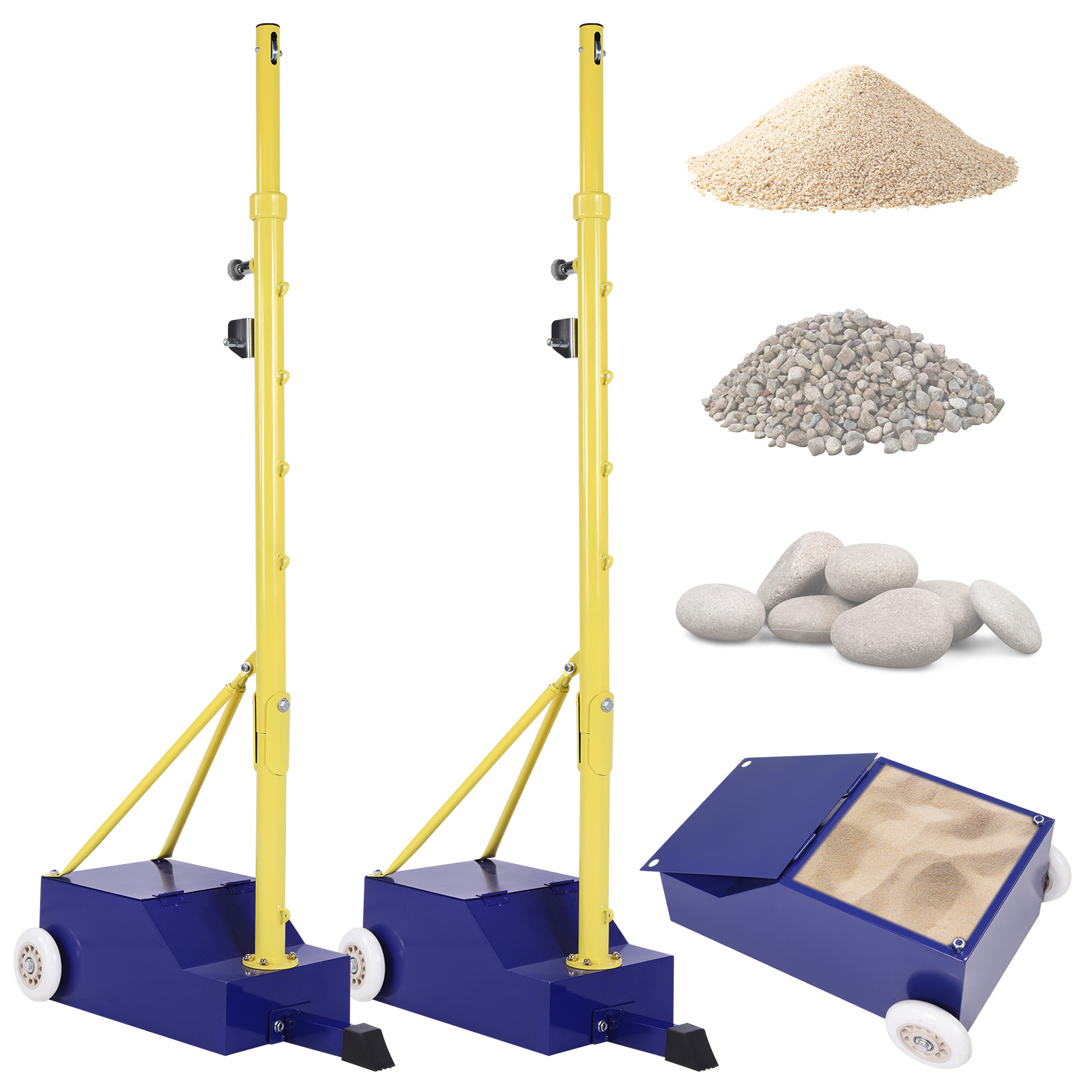 Volleyball Poles Heavy Duty Ba - Badminton Outdoor recensie en prijs