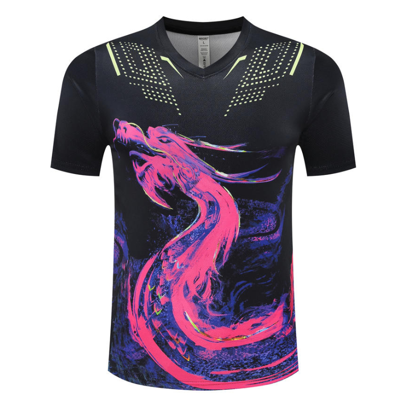 Dragon Men's Table Tennis T-Sh - Badminton Wallpaper recensie en prijs