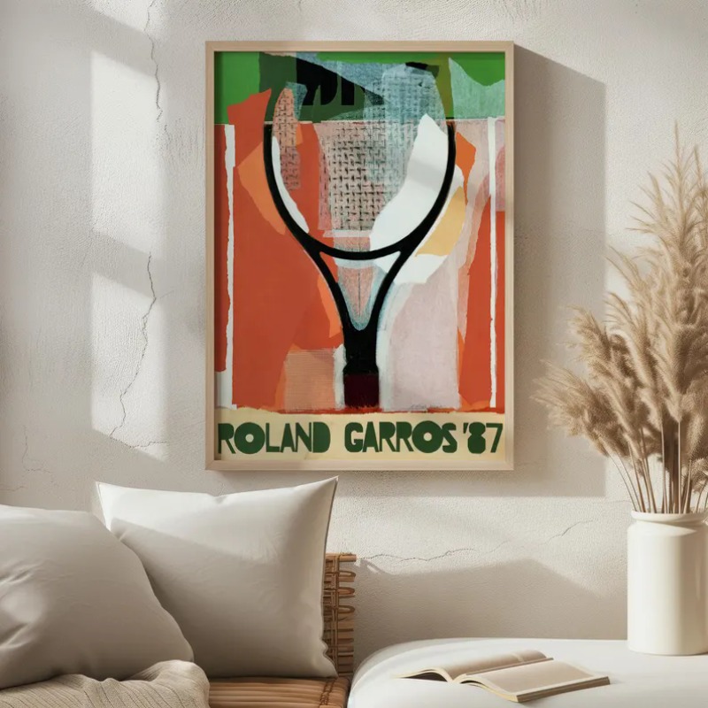 Contemporary Tennis Game Poste - Badminton Quotes recensie en prijs