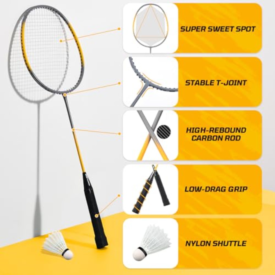 Backyard outdoor badminton set - Badminton Outdoor recensie en prijs