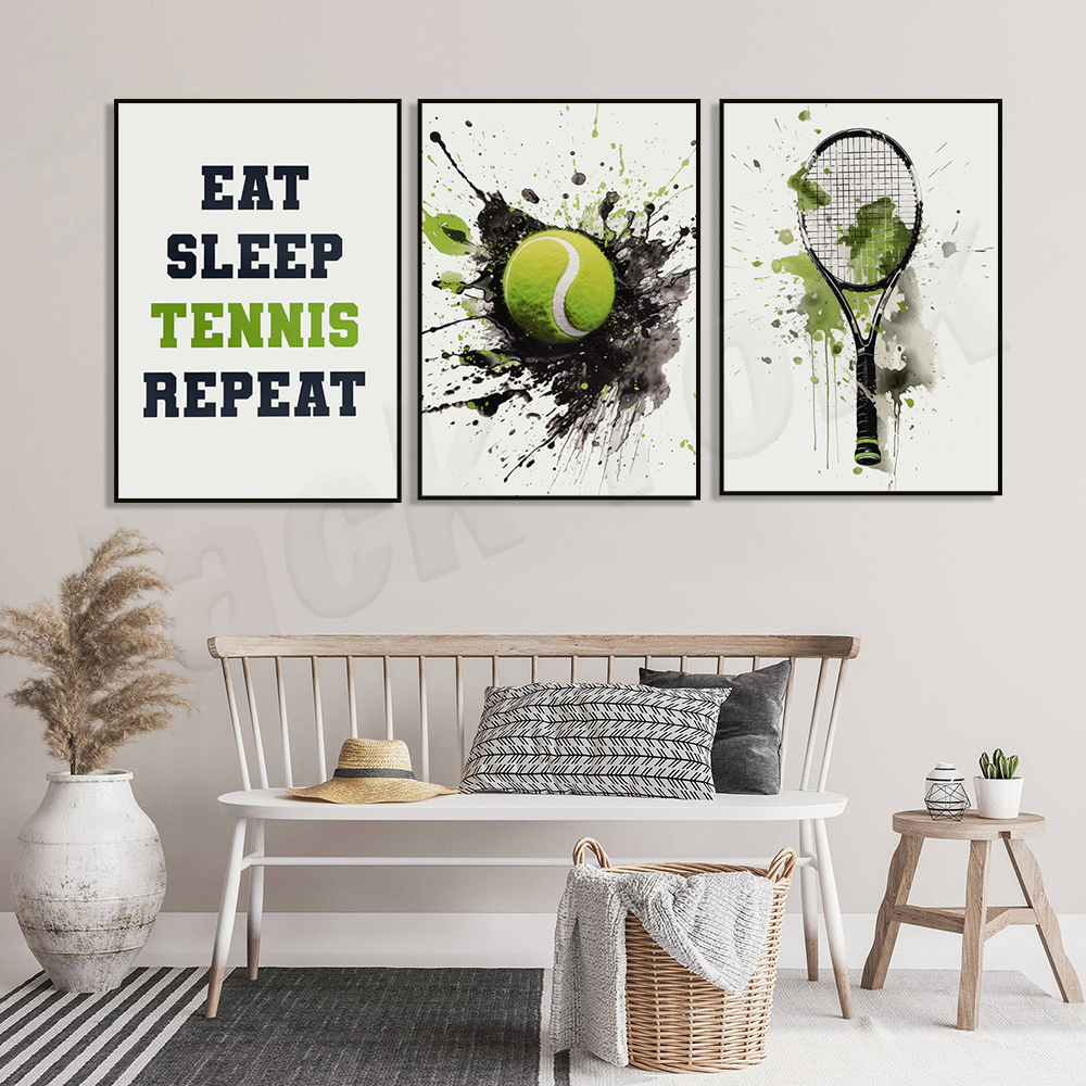 Tennis wall art, tennis prints - Badminton Quotes recensie en prijs