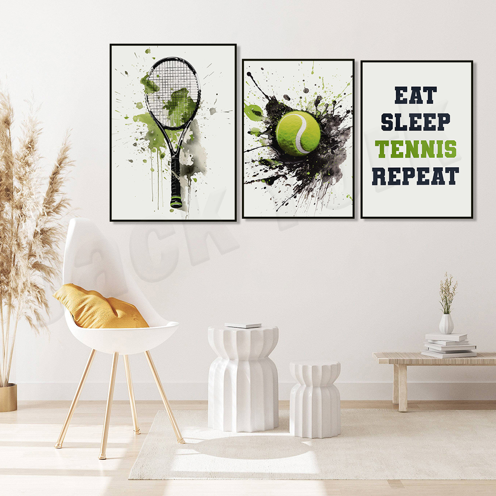 Tennis wall art, tennis prints - Badminton Quotes recensie en prijs