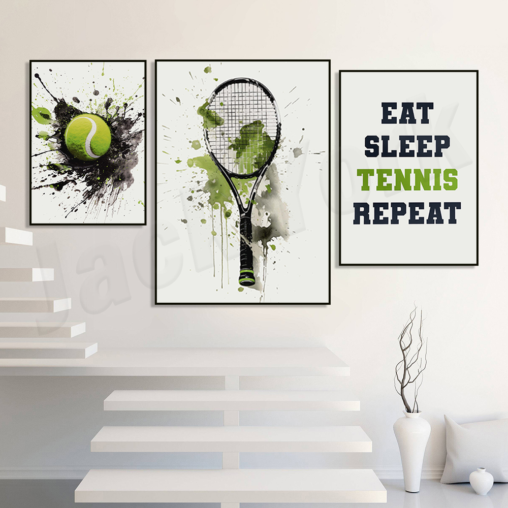 Tennis wall art, tennis prints - Badminton Quotes recensie en prijs