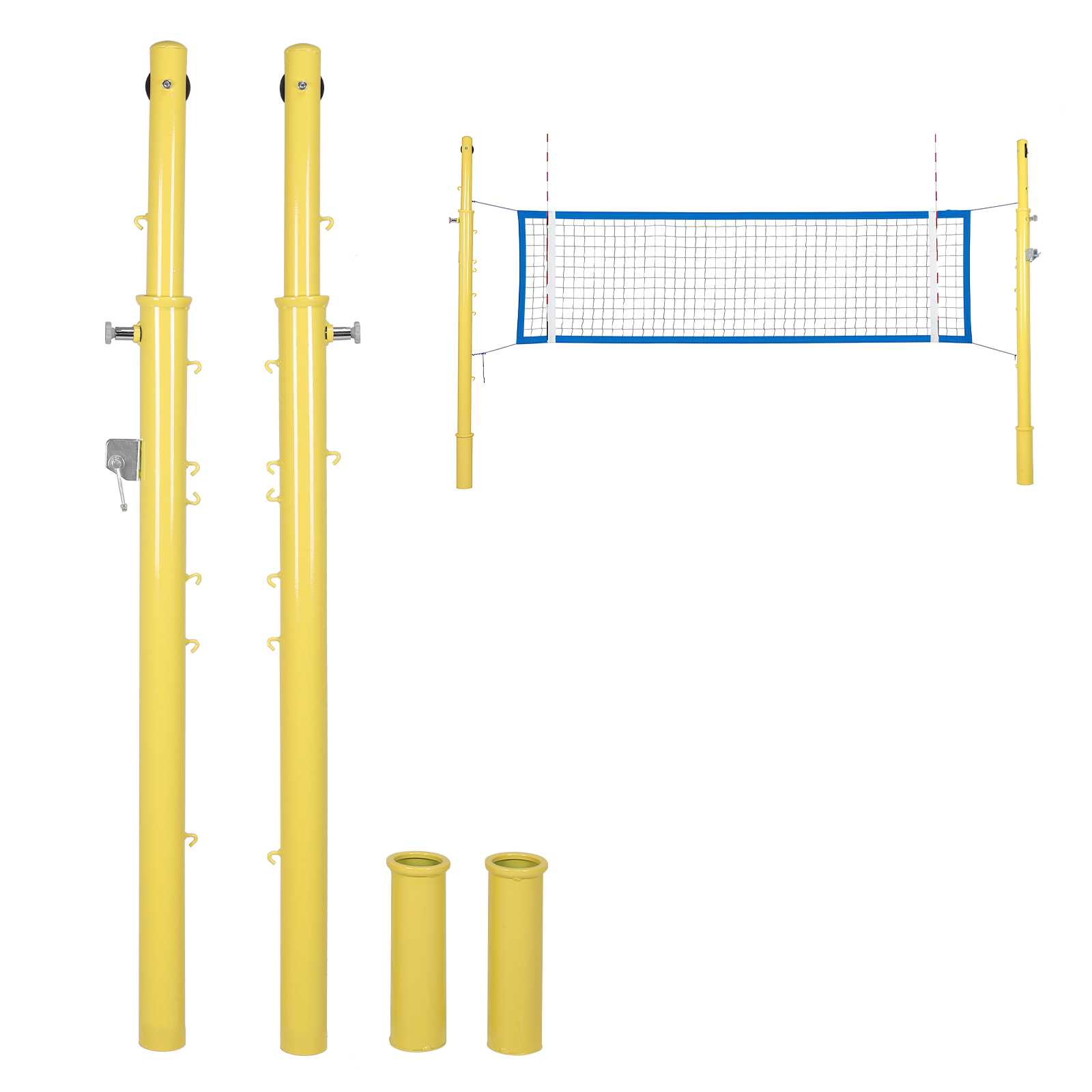 Removable Steel Volleyball Pos - Badminton Outdoor recensie en prijs