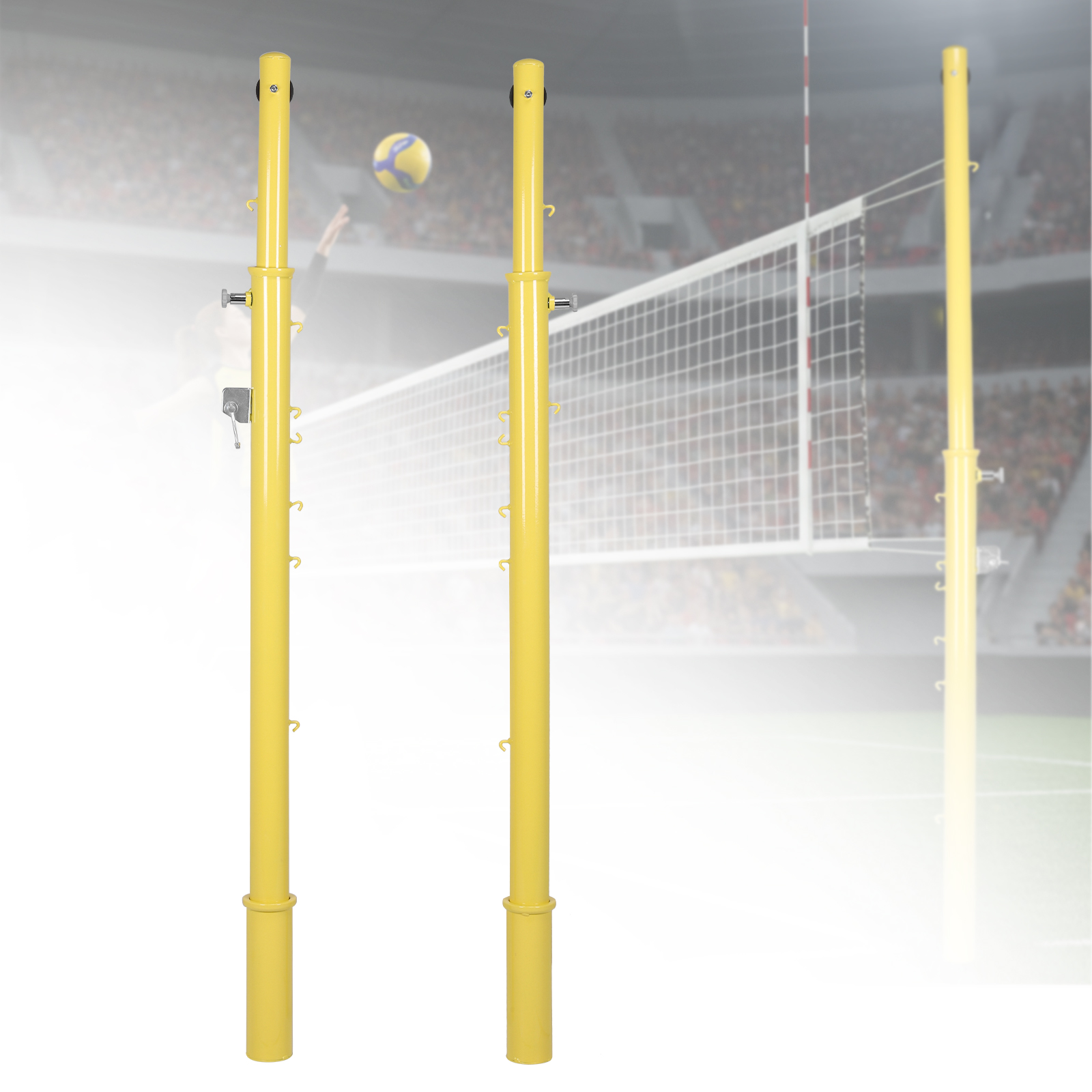 Removable Steel Volleyball Pos - Badminton Outdoor recensie en prijs